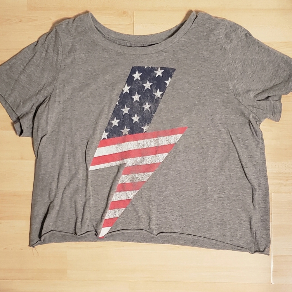 Cropped Flag T